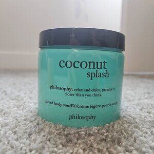 PHILOSOPHY JUMBO GLAZED BODY SOUFFLE BODY CREAM - COCONUT SPLASH - NEW/SEALED